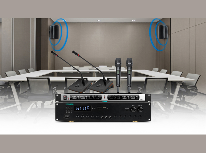 Economic Audio Conference System for Station