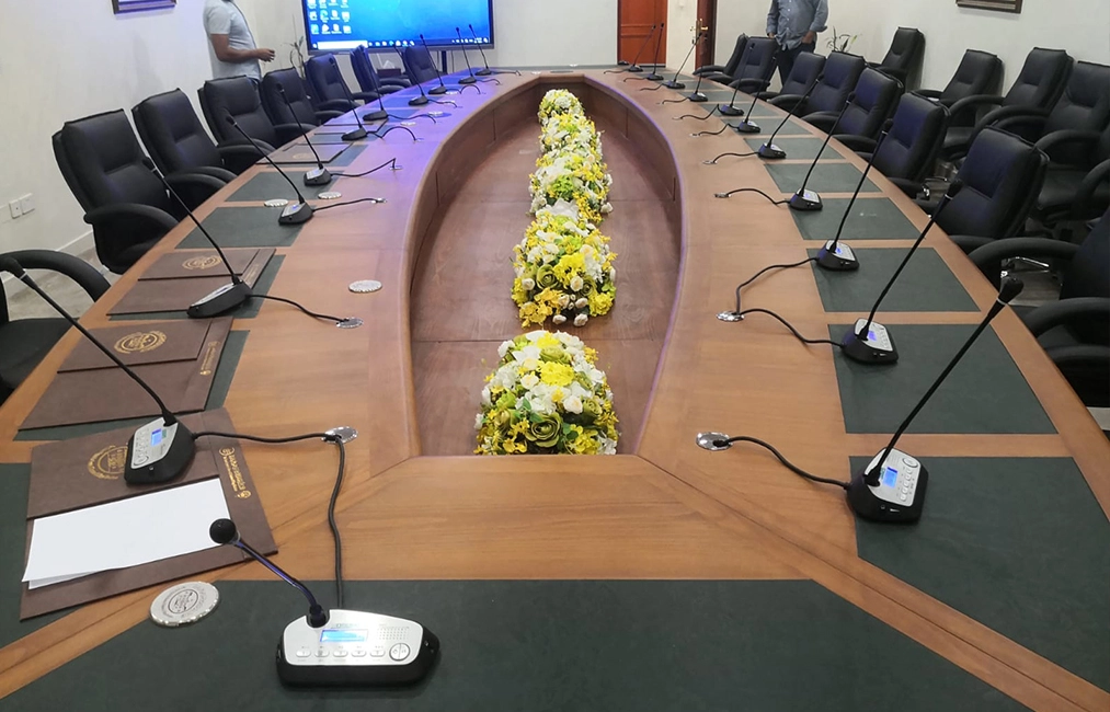 Intelligent Audio Conference System for MOI Conference Room in Kuwait