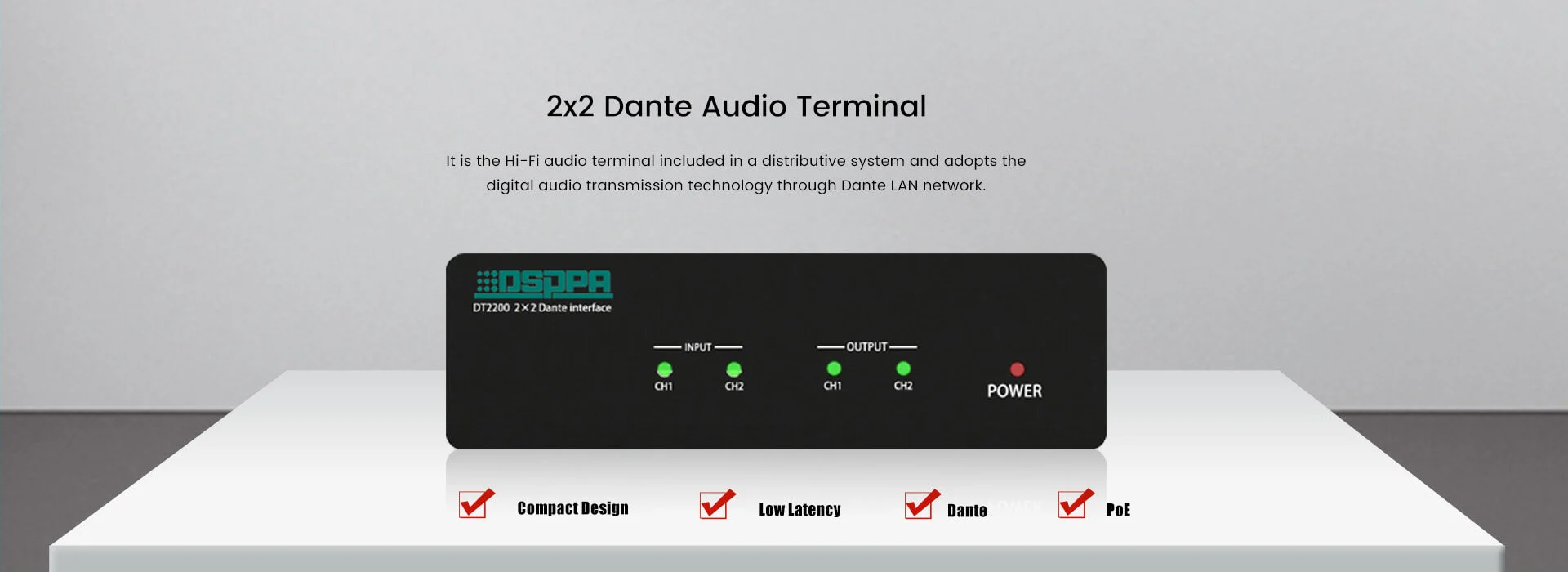 Dante Audio Interface