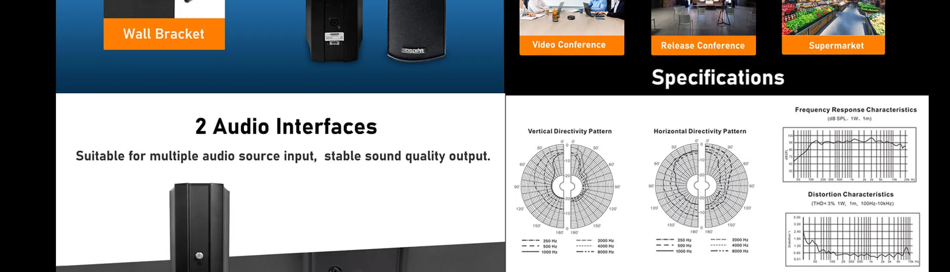 120W Professional Conference Speaker