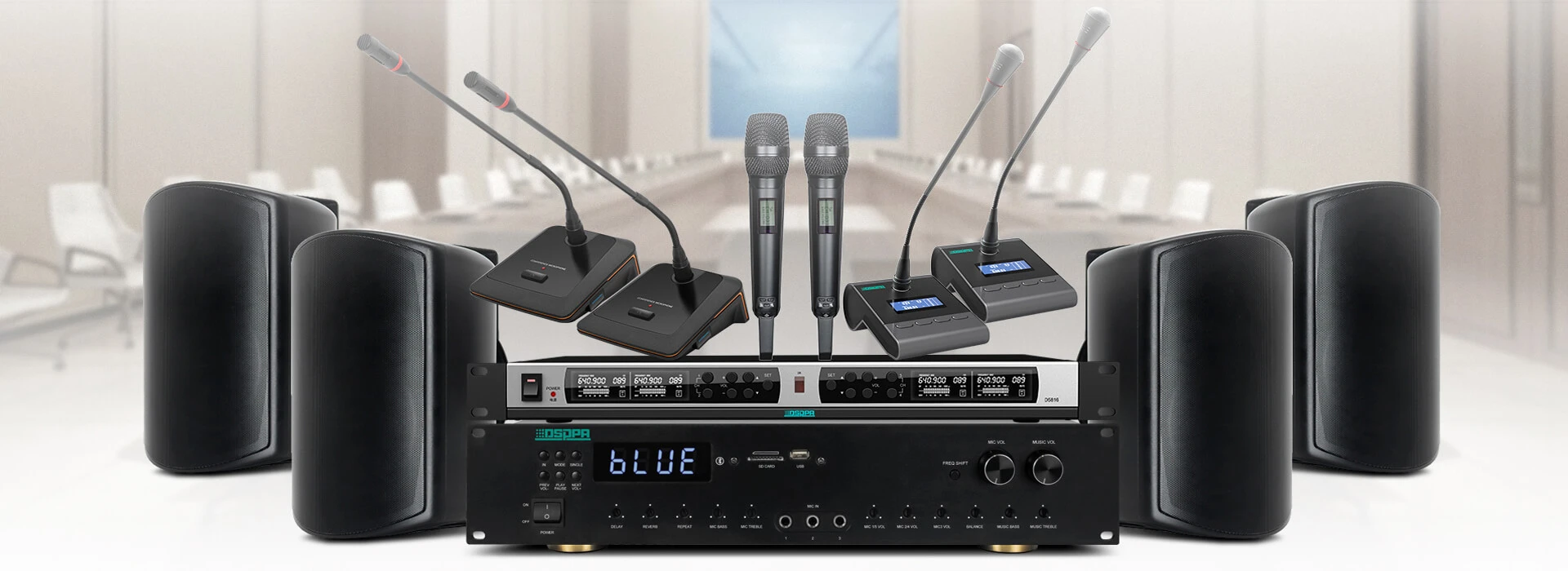 Economic Audio Conference System for Station's Conference Room
