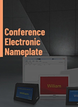 Brochure Conference Electronic Nameplate