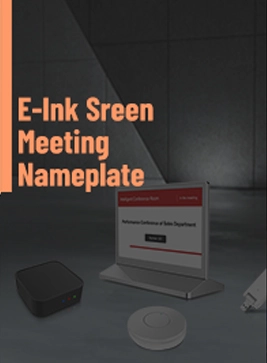 Brochure E-Ink Screen Meeting Nameplate
