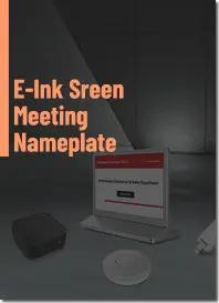 Download the D7642 E-Ink Screen Meeting Nameplate Brochure