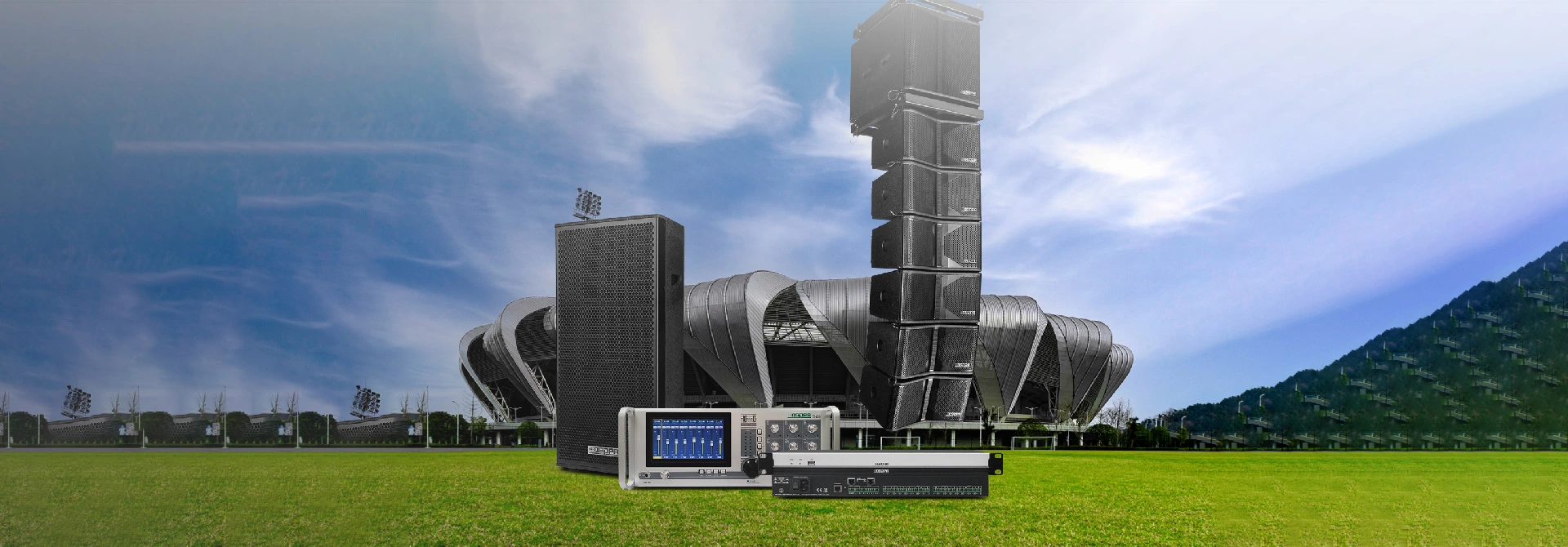 Professional Sound System Solution for Indoor Stadiums