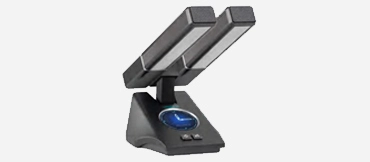 Dual-backup Desktop Speaking & Voting Chairman Unit With Dual Rods