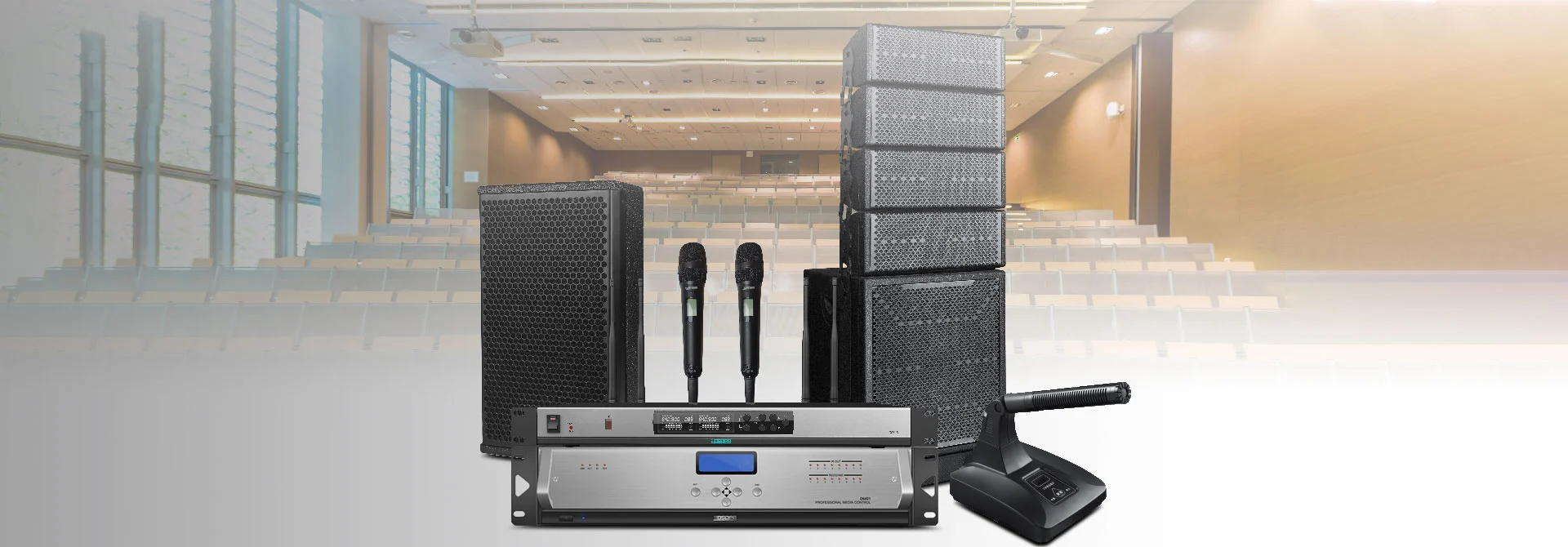 Pro Sound System for Large Conference Rooms