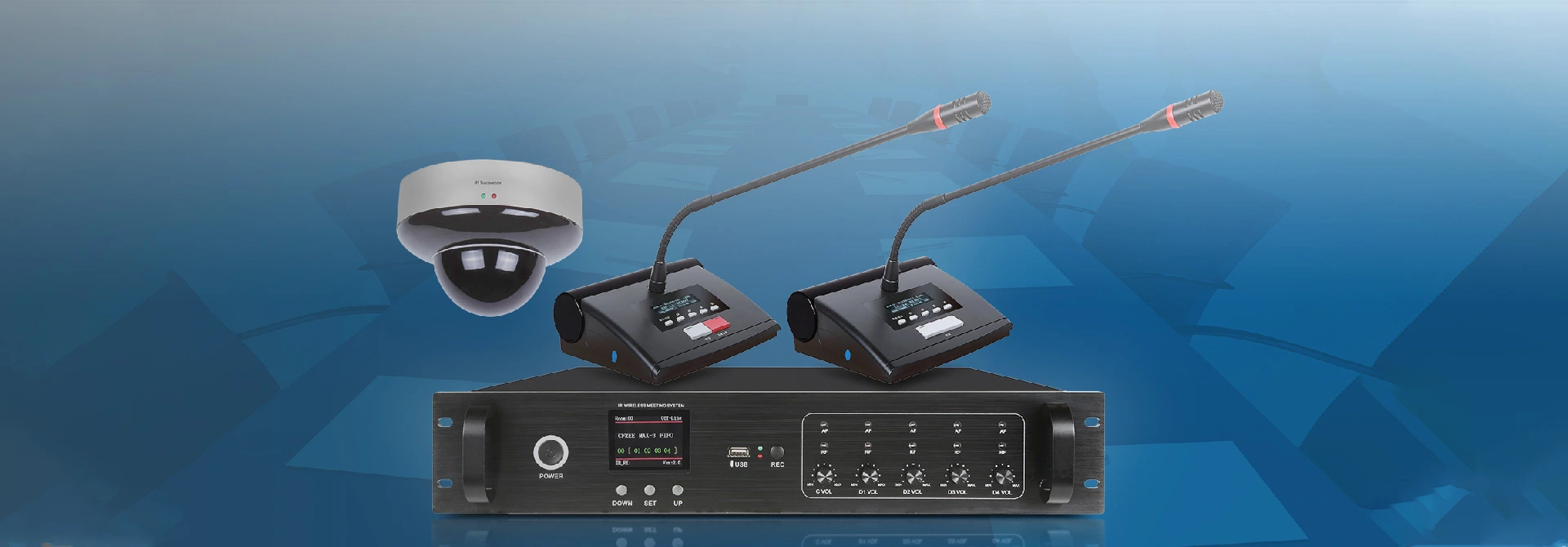 Infrared Wireless Conference System Solution for Conference Room D6701