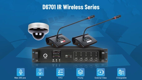Infrared Wireless Conference System Solution for Conference Room D6701