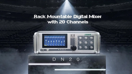 20 Channels Rack-mounted Digital Mixing Console Solutions for Conference DN20