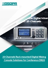 20 Channels Rack-mounted Digital Mixing Console Solutions for Conference DN20