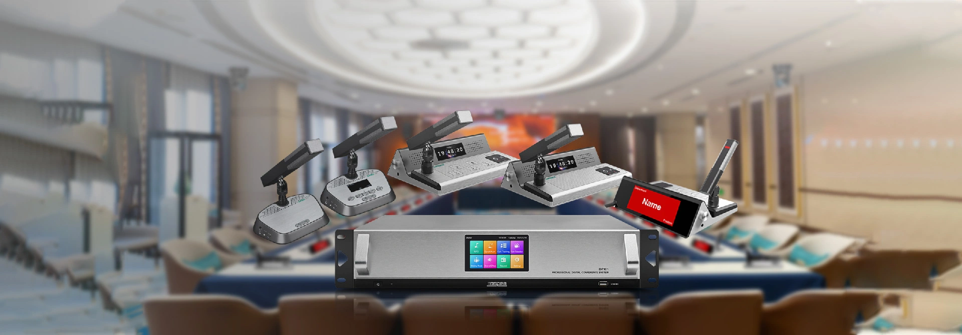 IP Audio Conference System Solution for Medium-Sized Conference Rooms