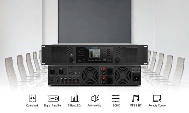 Conference Digital Mixer Amplifier Solution for Small and Medium-Sized Conference Rooms