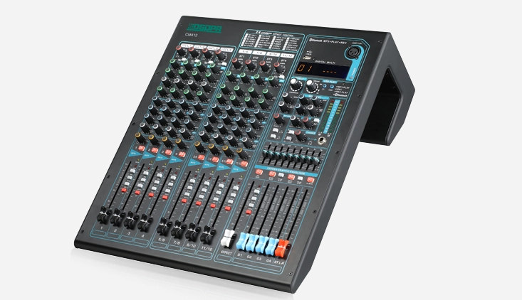 4 group 12 channels input professional mixing console 1