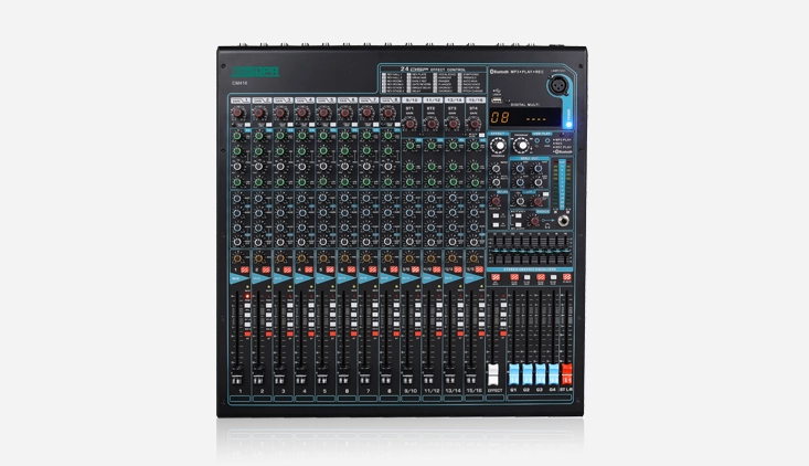 4 group 16 channels input professional mixing console 2