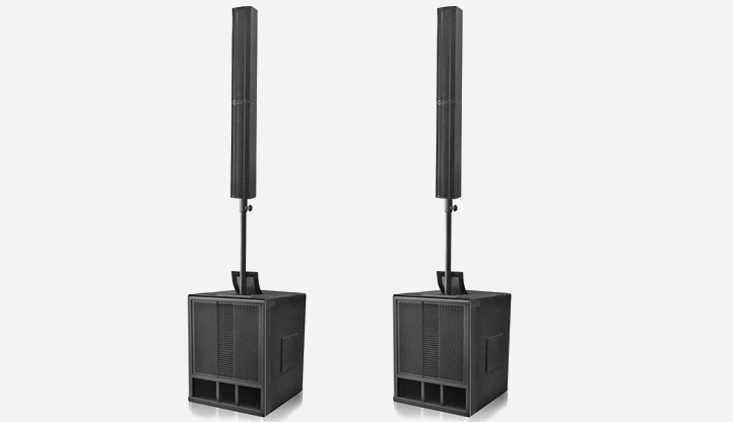 professional line array column speaker 1 2