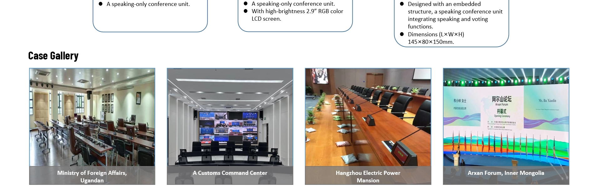 Full Digital Conference System Controller