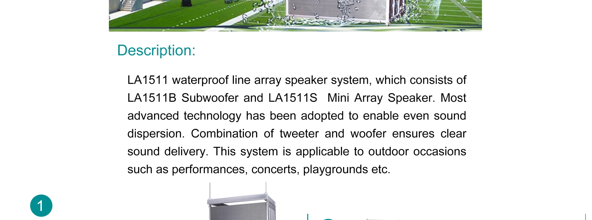 300W Mini Array Speaker