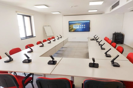 Wireless MIC System for a Conference Room in Albania