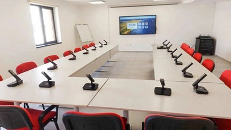 Wireless MIC Systems for a Conference Room in Albania