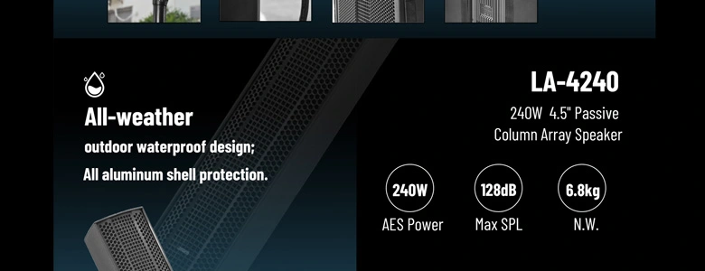 Professional Line Array Column Speaker