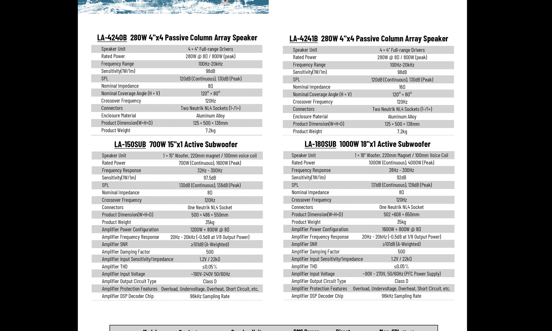 Professional Line Array Speaker System