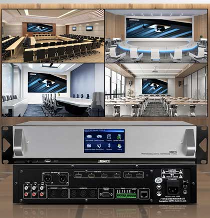Wired Conference System with Camera Function Solutions for Conference Rooms D6201C