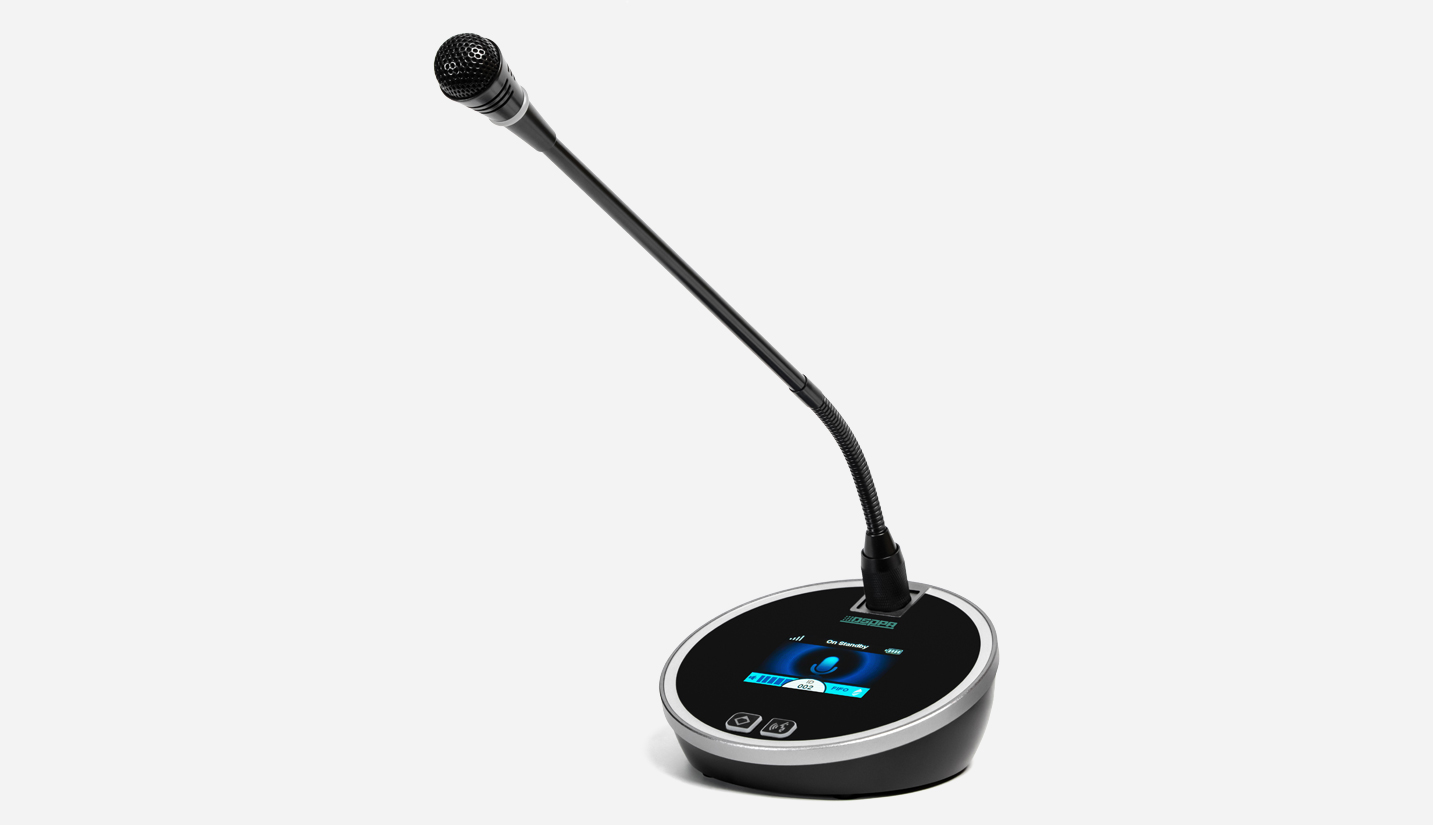 Wireless Meeting Desktop Speaking Chairman Unit (Gooseneck Mic)