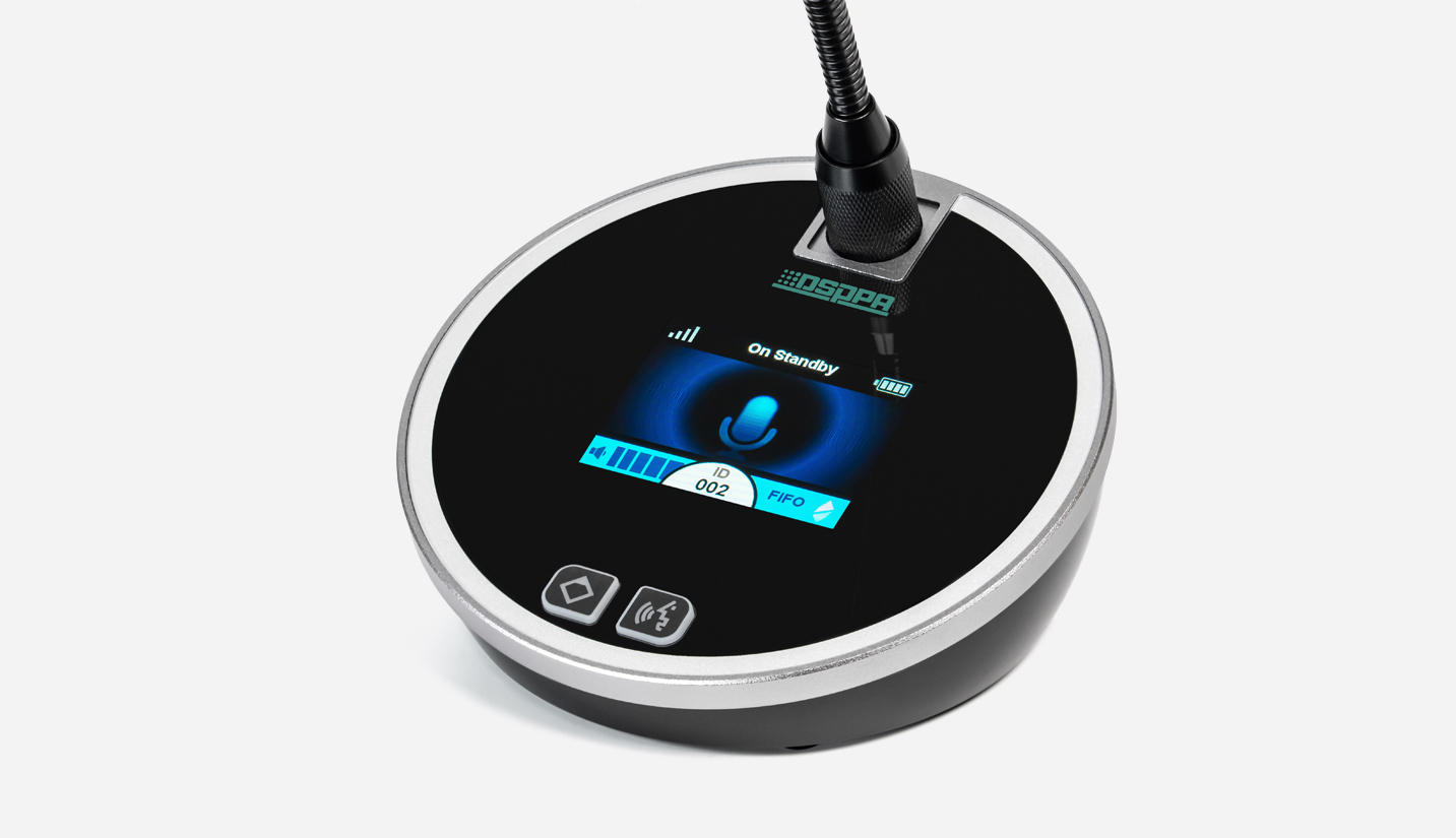 Wireless Meeting Desktop Speaking Chairman Unit (Gooseneck Mic)