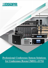 Professional Conference System Solutions for Conference Room CM801+D782