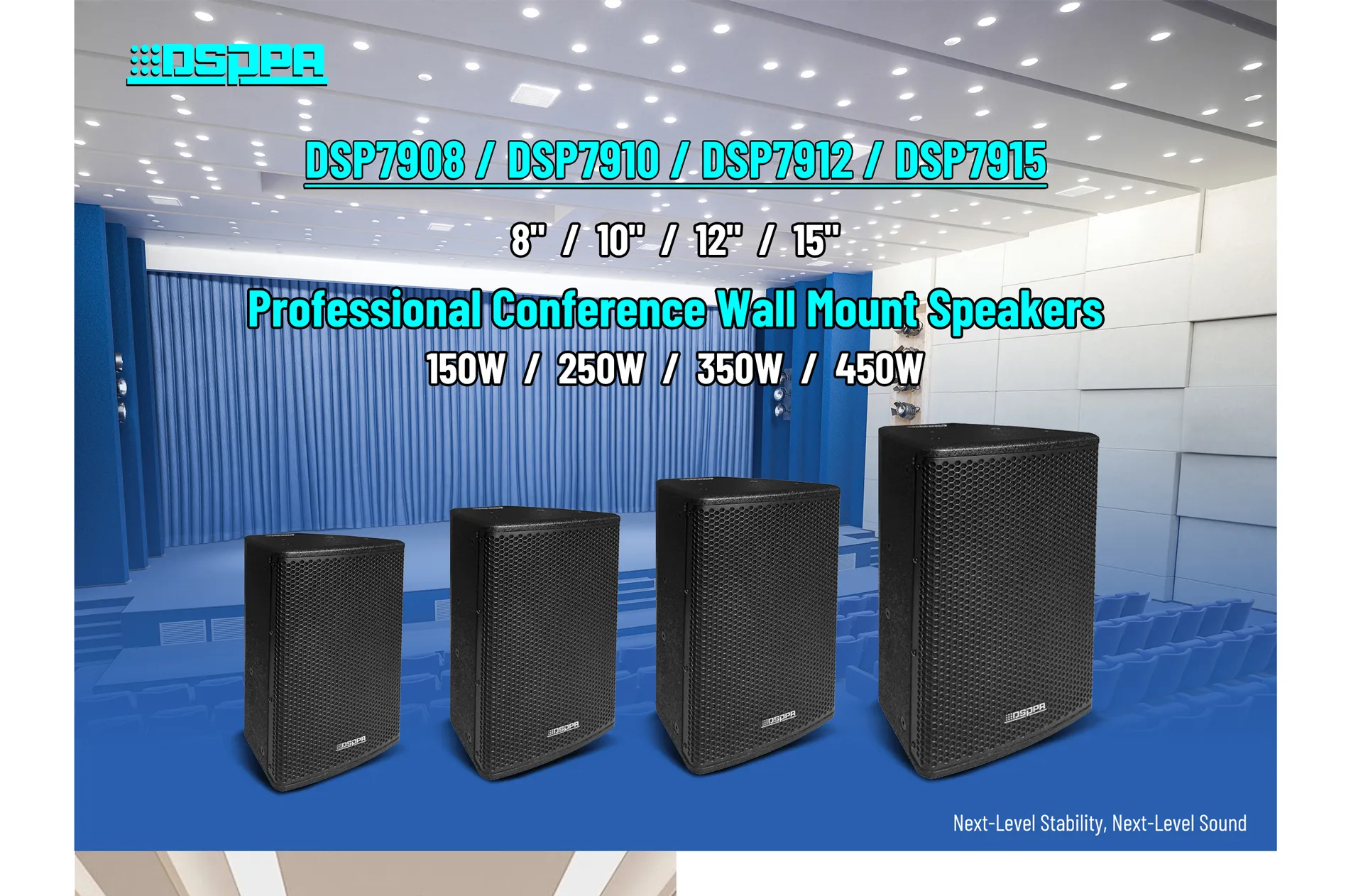 8Ω 150W Professional Conference Speaker