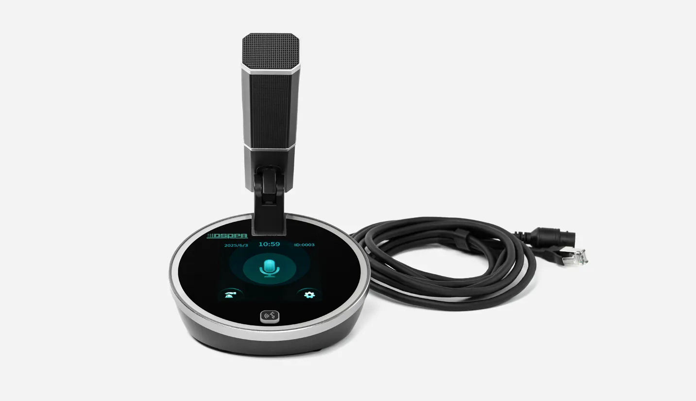 Desktop Digital Conference System Delegate Unit with Voting