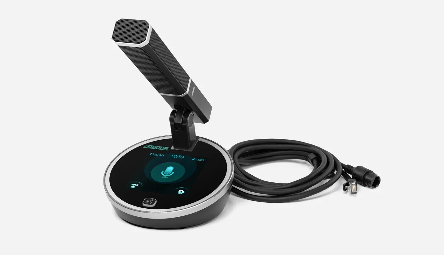 Desktop Digital Conference System Delegate Unit with Voting