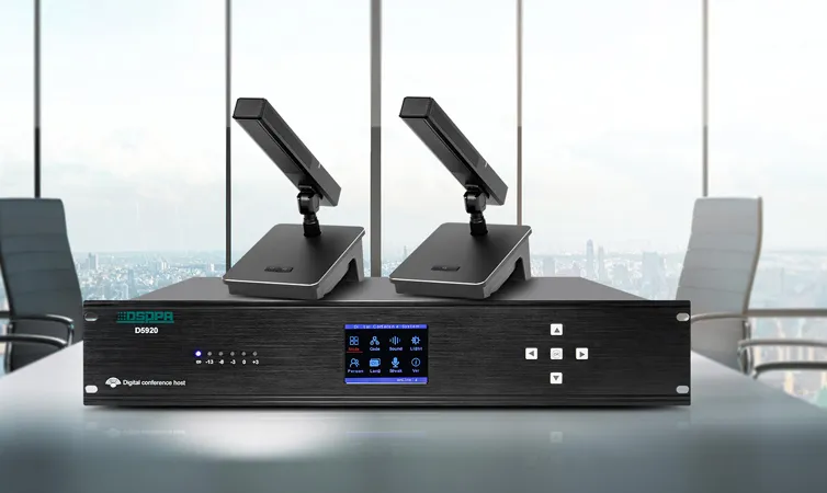 Compact Digital Conference System Solution for Small Conference Rooms _D5920
