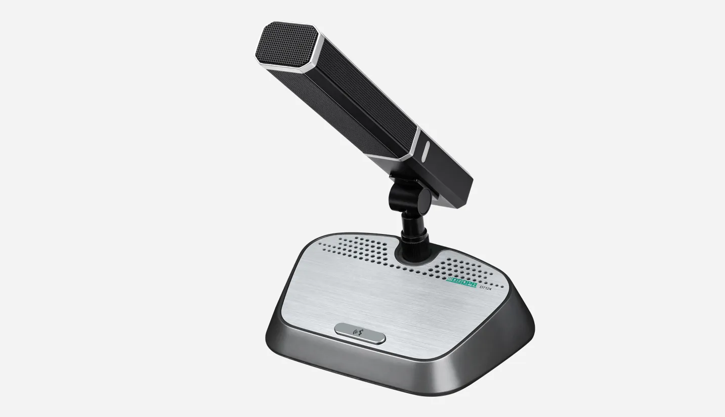 Desktop Digital Conference Meeting Microphone System Delegate Unit