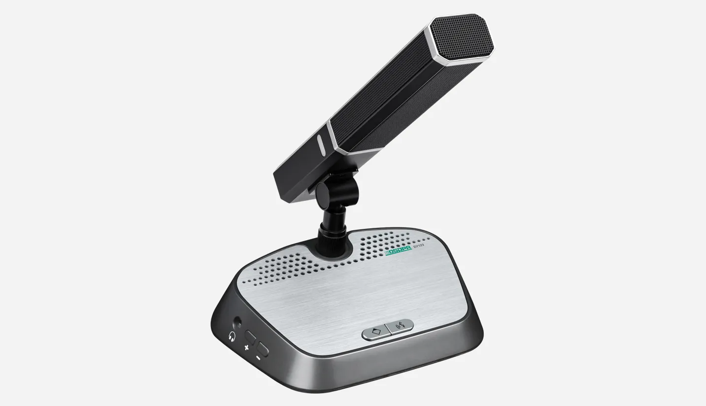 Desktop Digital Conference Meeting Microphone System Chairman Unit