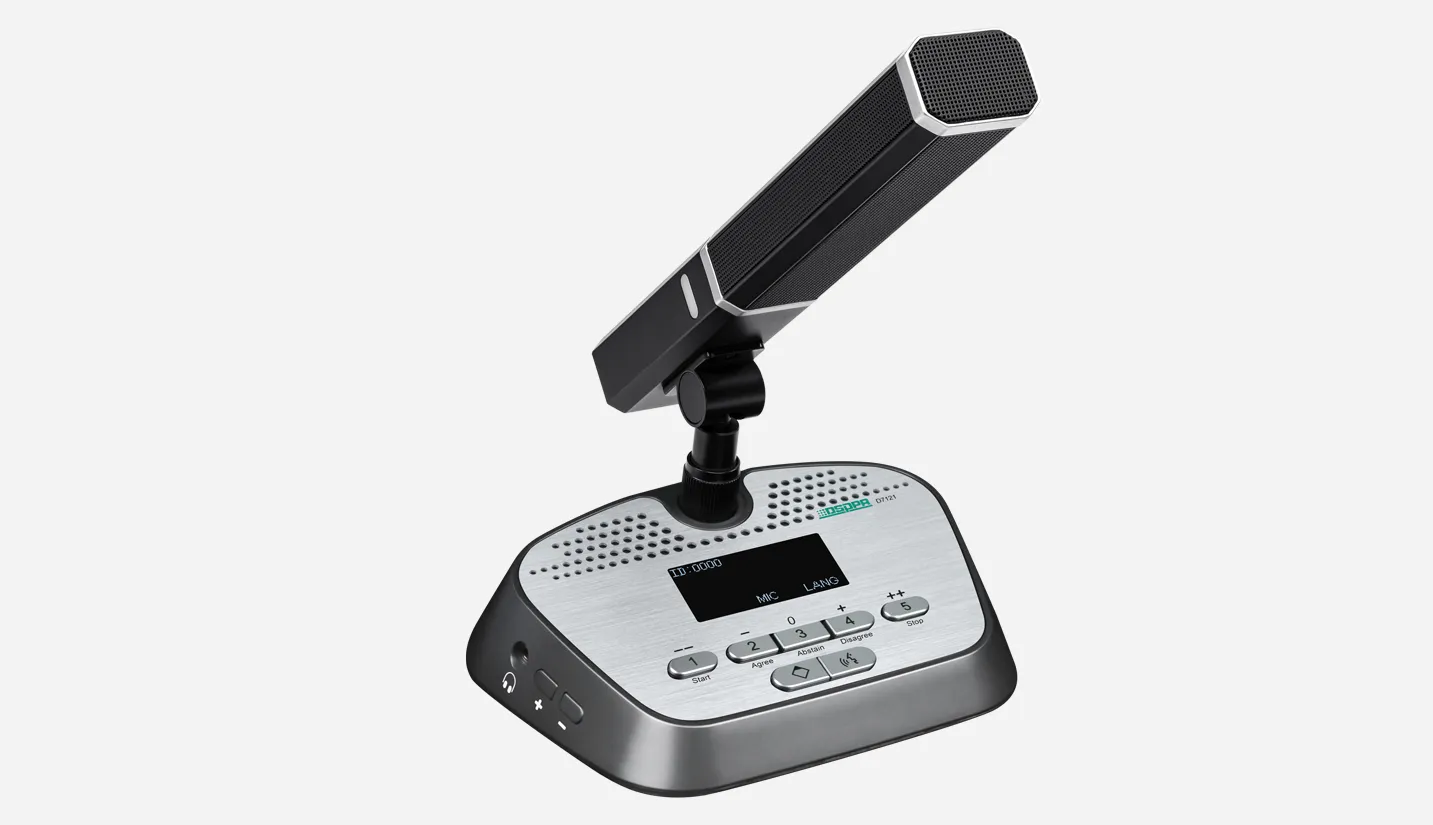 Desktop Discussion Voting Conferencing Chairman Mic for Audio Conference System