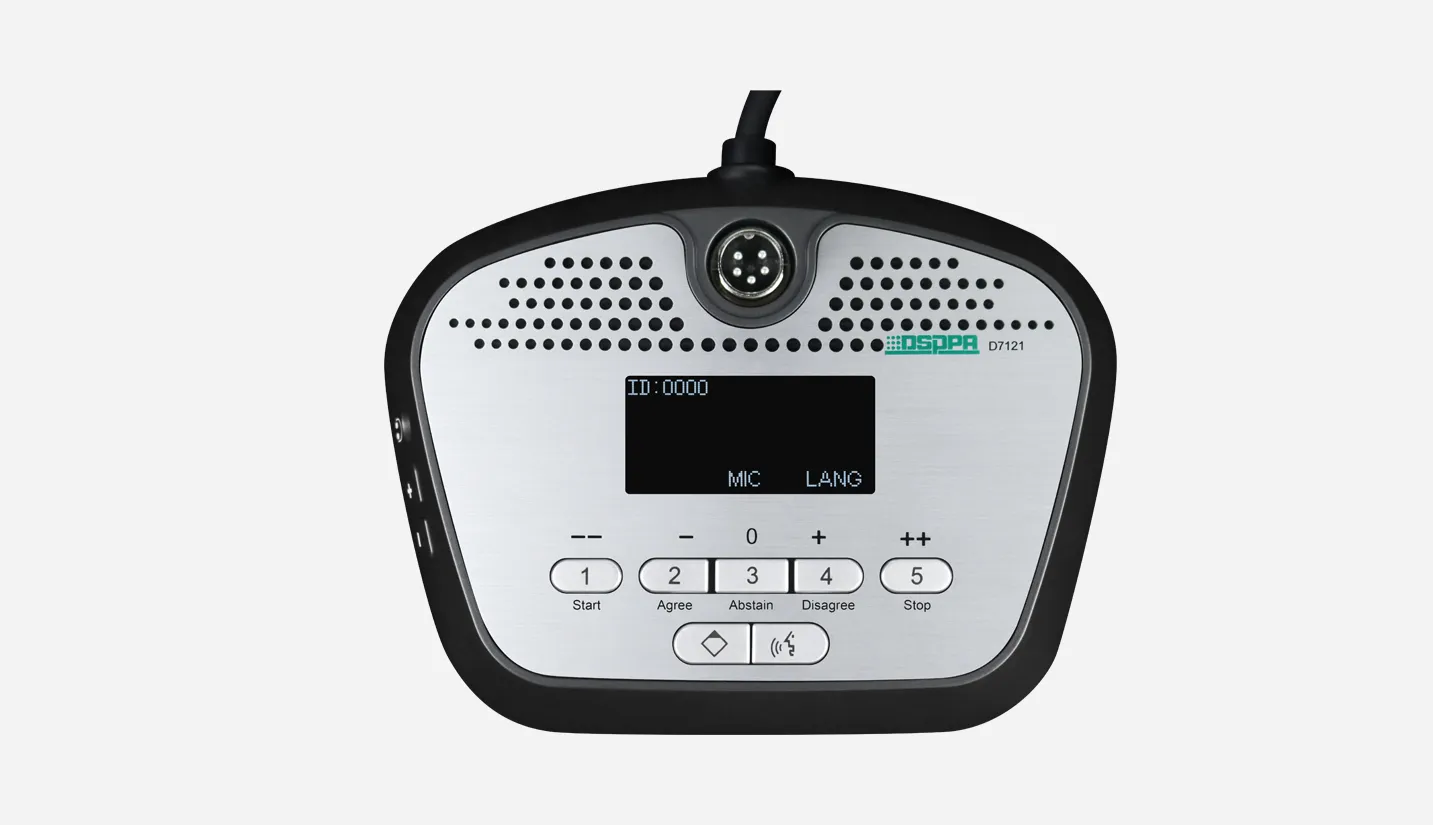 Desktop Discussion Voting Conferencing Chairman Mic for Audio Conference System