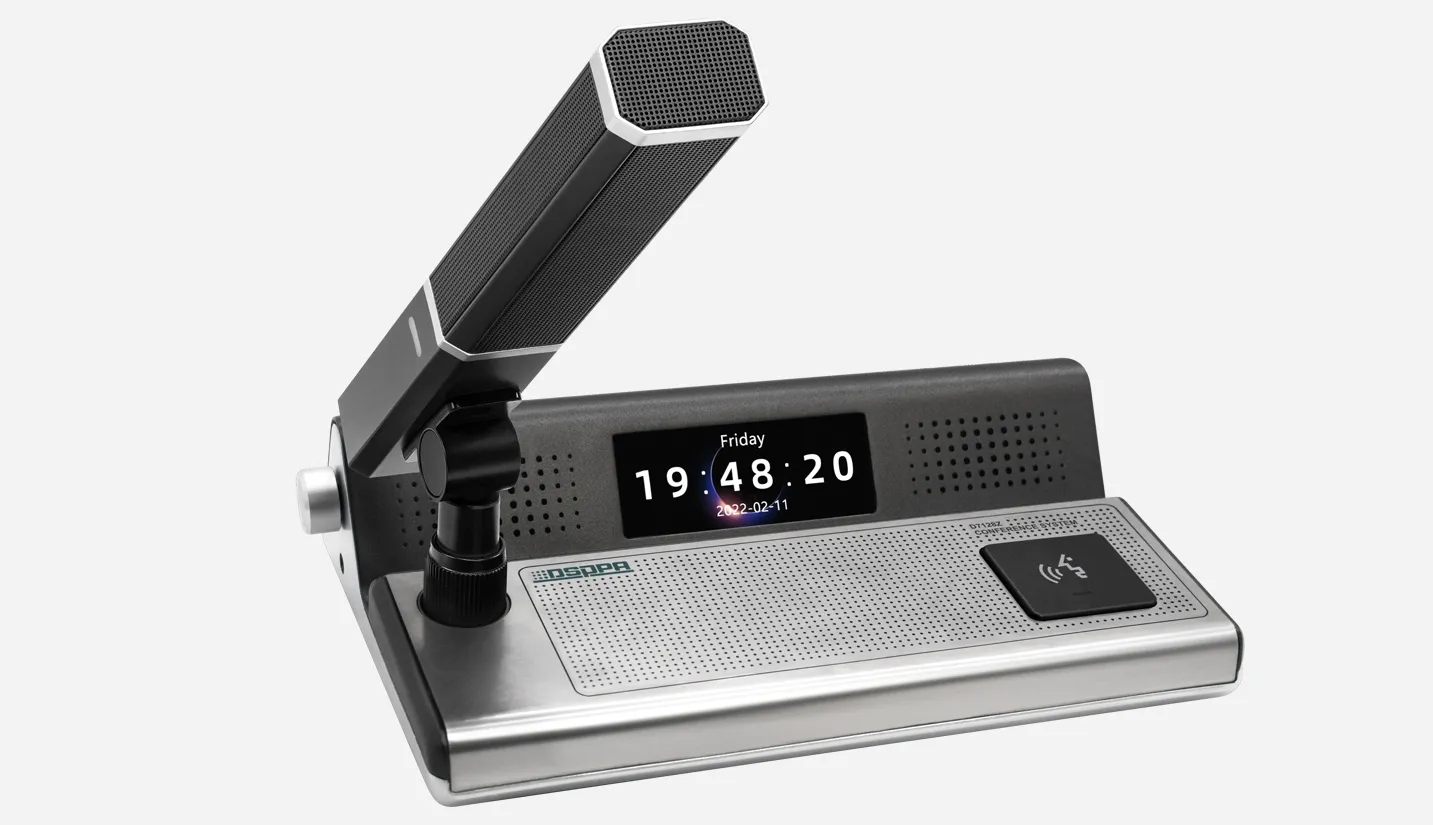 Desktop IP Conference System Delegate Microphone with Nameplate