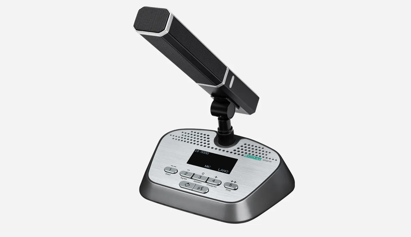 Full Digital Chairman Microphone with Electronic Voting