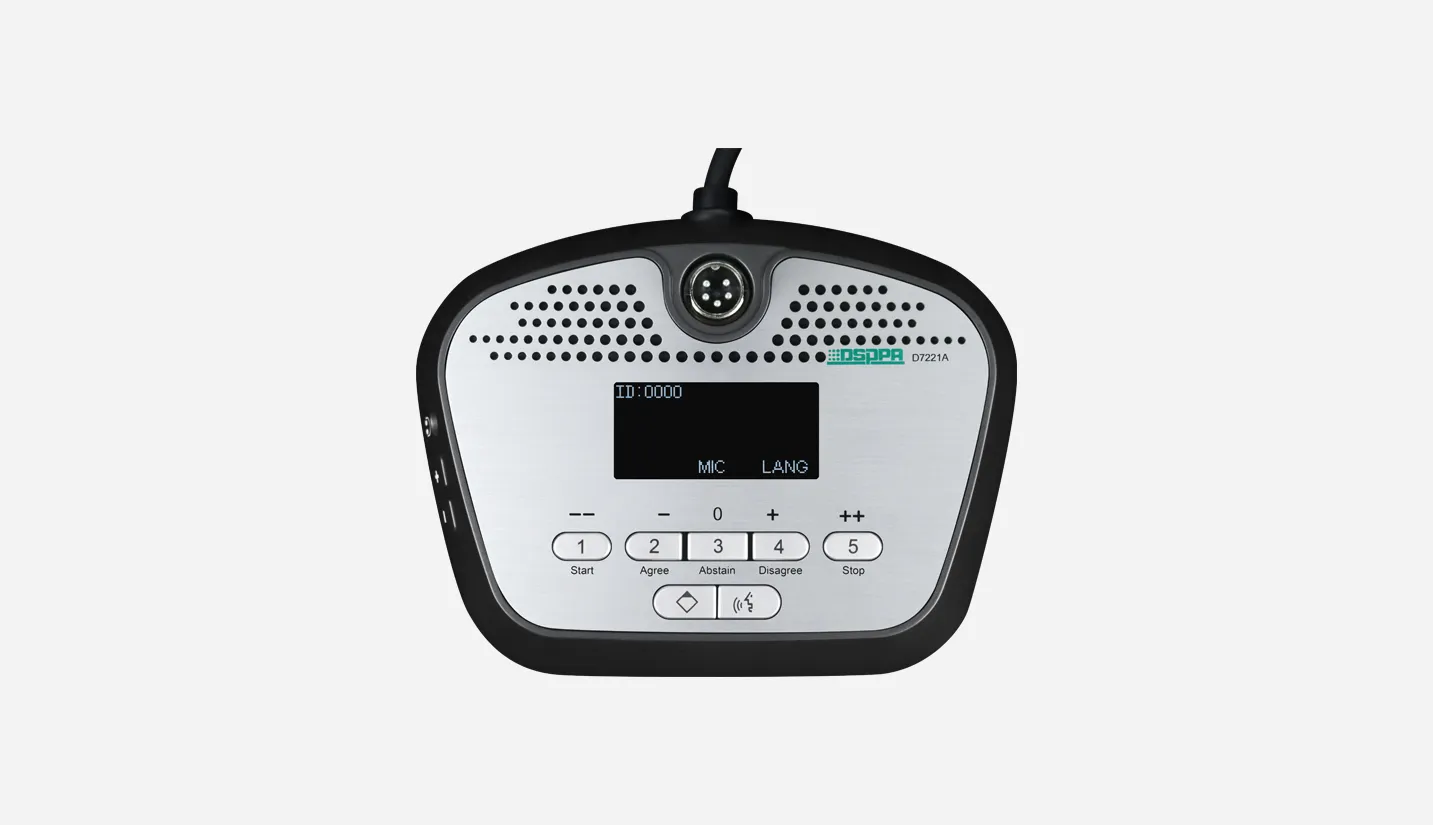 Full Digital Chairman Microphone with Electronic Voting