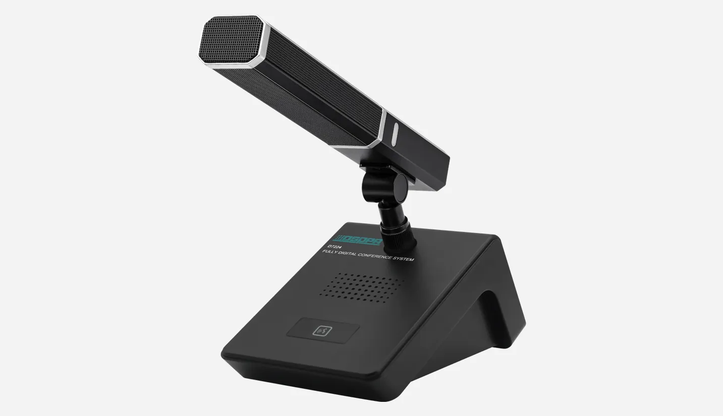 Dante Discussion Delegate Conference Microphone System for Meeting Room