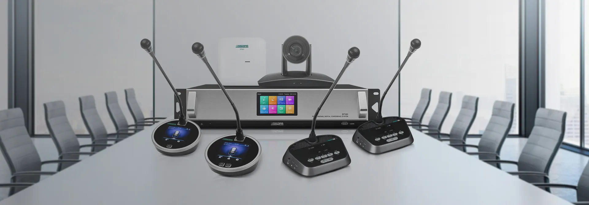 5G Wireless Conference System Solution for Small and Medium-Sized Conference Rooms D7101 D7341