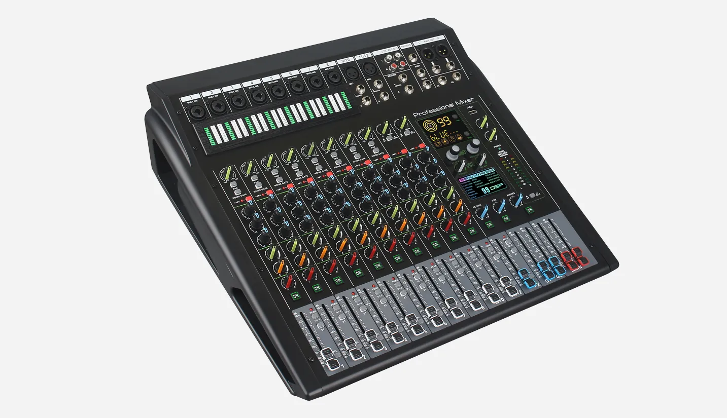 12-Channel Analog Mixing Console