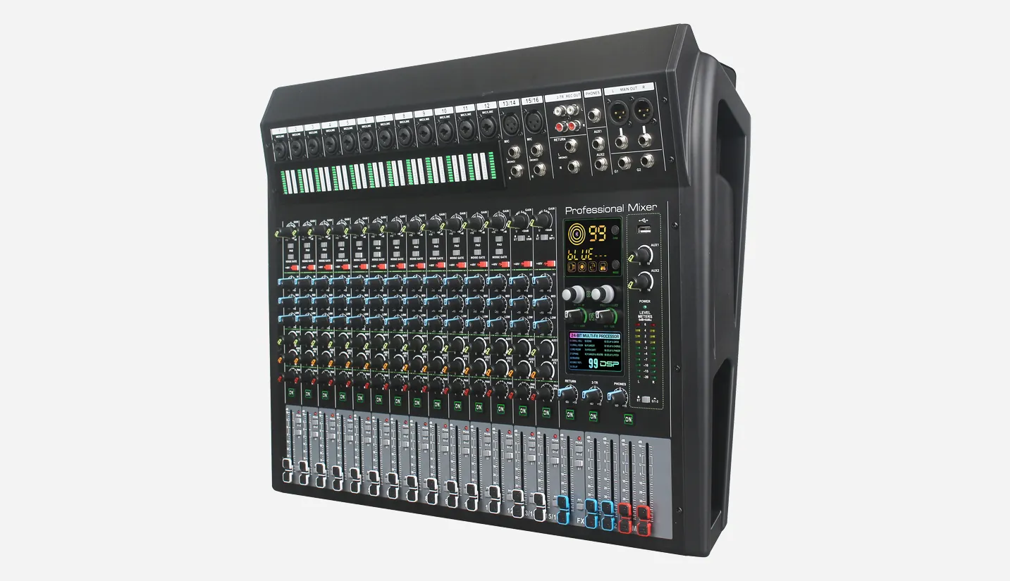16-Channel Analog Mixing Console