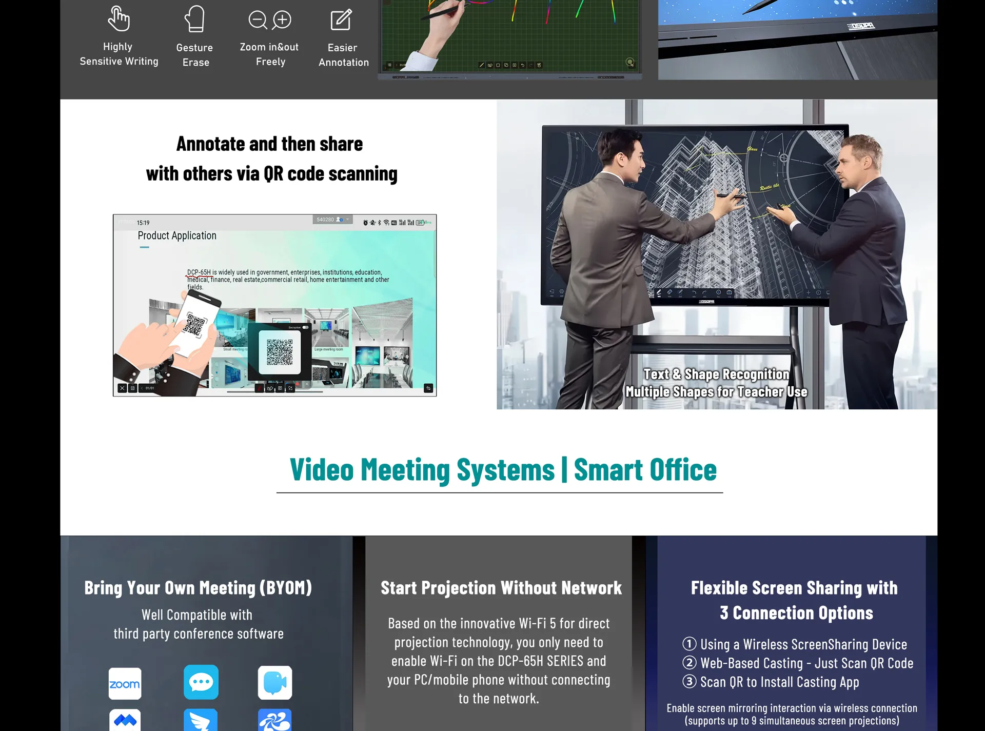 Smart Board 75-inch Intelligent Interactive Flat Panel