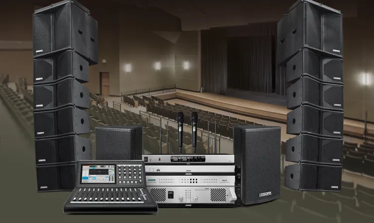 Professional Sound Reinforcement Solutions for Small, Medium, and Large Venues