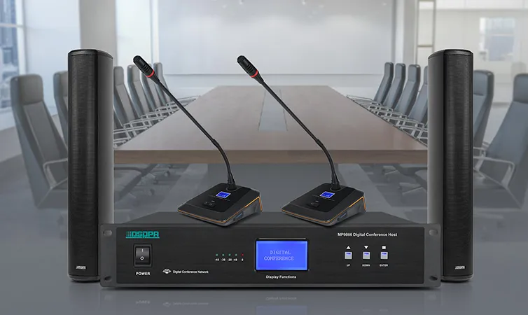 Digital Conference System Solution for Small and Medium-Sized Conference Rooms MP9866