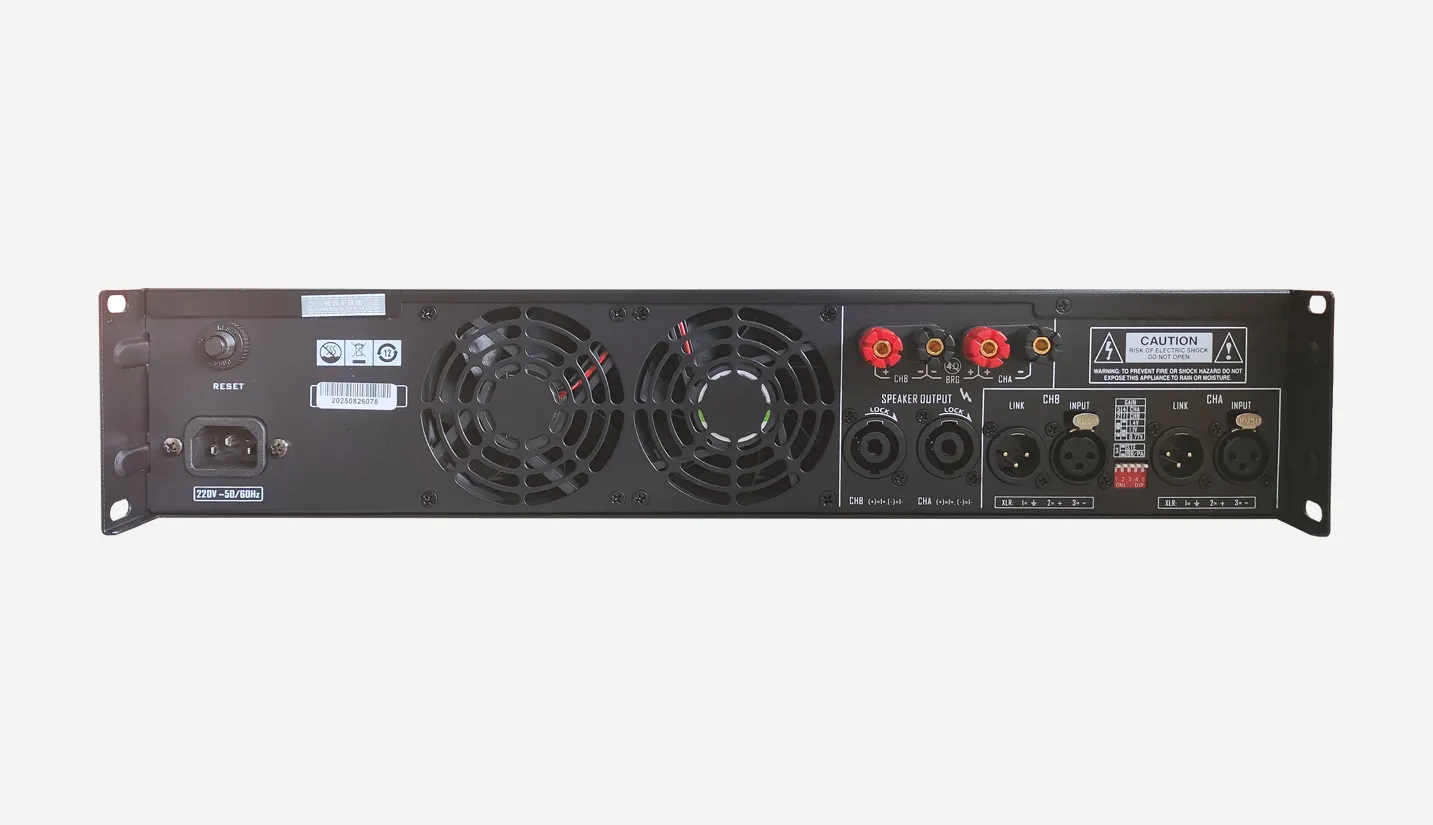 Dual-Channel Digital Power Amplifier (2U)