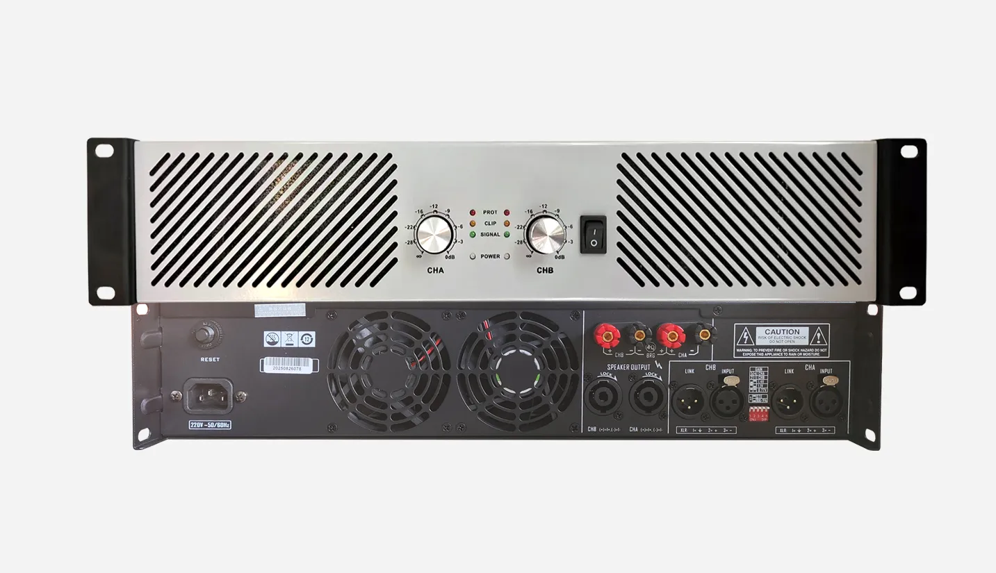Dual-Channel Digital Power Amplifier (2U)